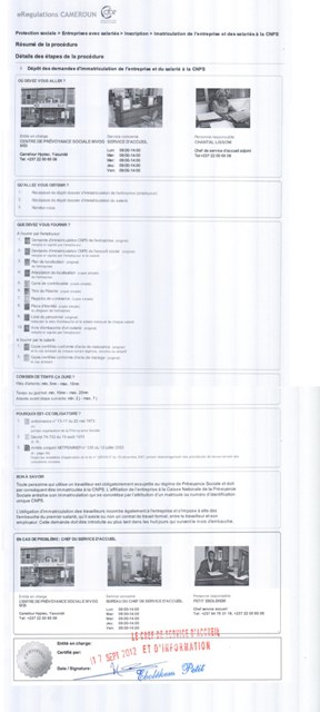 une demande de certificat d immatriculation